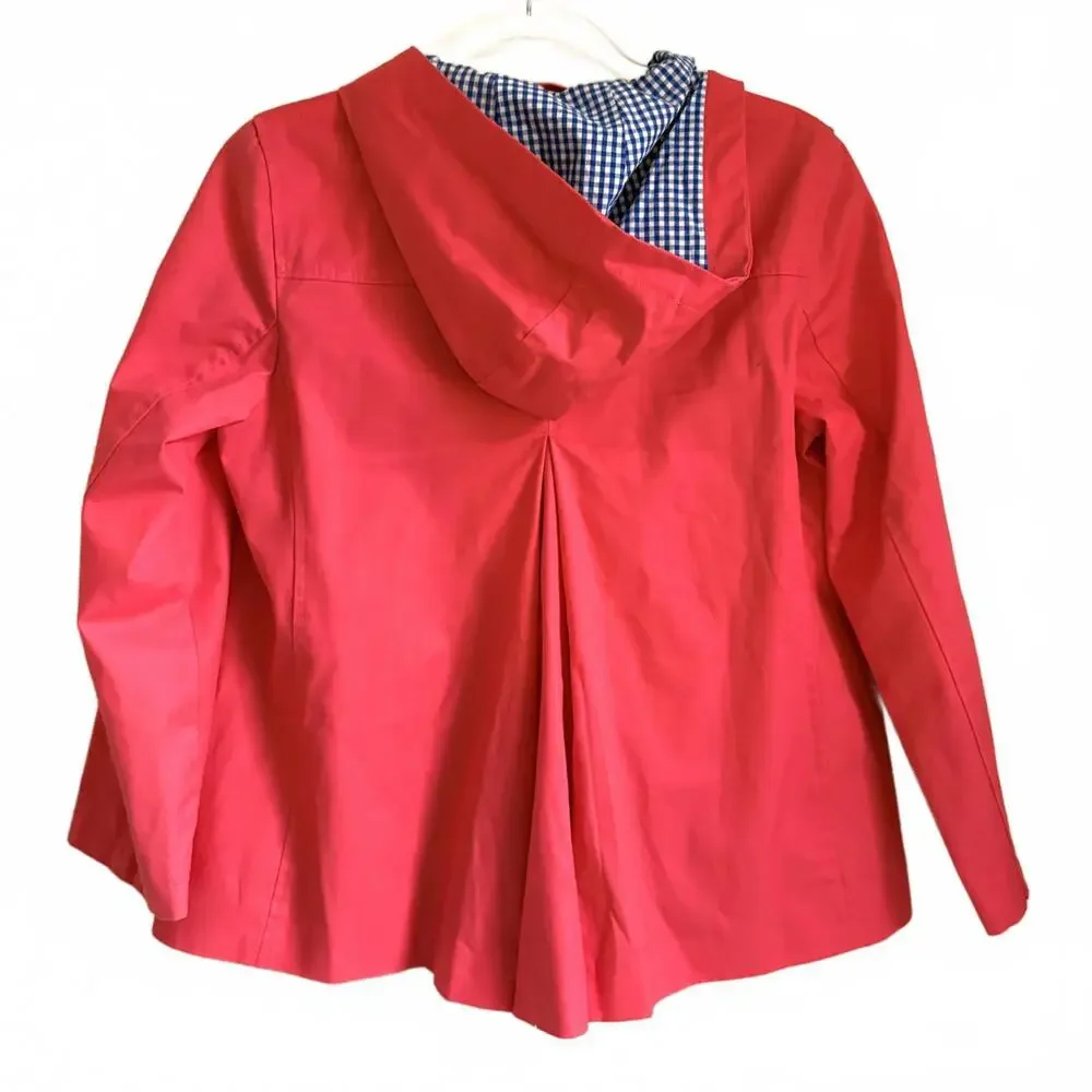 Talbots |‎ NWOT Women’s Coral Pink Medium Weight Hooded Jacket Size SP